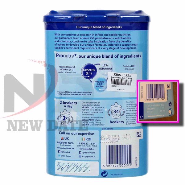 hạn sử dụng của sửa aptamil Đức