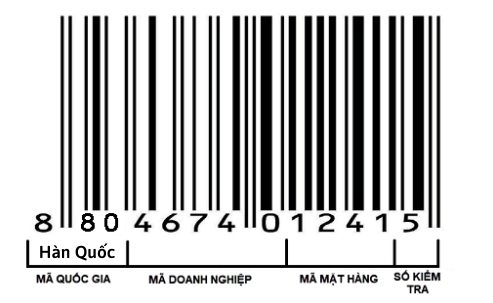 Mã barcode Mỹ phẩm Hàn Quốc