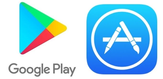 Ứng dụng Google Play và Apps store