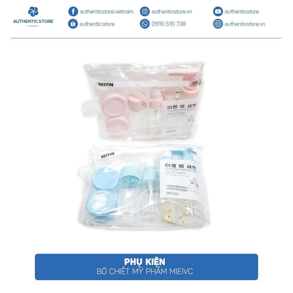 Bộ chiết mỹ phẩm Mieivc