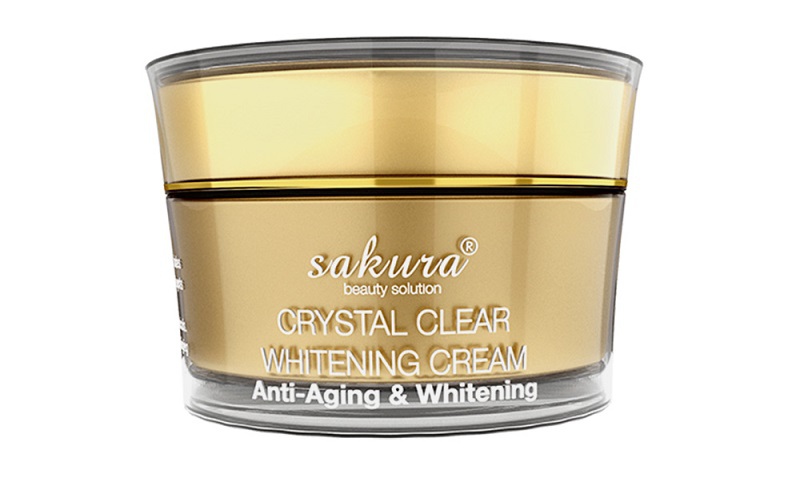 Kem dưỡng da Sakura Crystal Clear Whitening Cream
