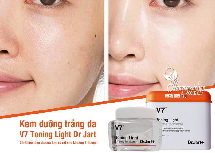 Kem dưỡng trắng da V7 Toning Light Dr Jart 50ml của Hàn Quốc00