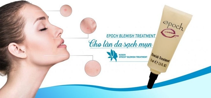 Epoch Blemish Treatment Nuskin chứa thành phần hoàn toàn tự nhiên
