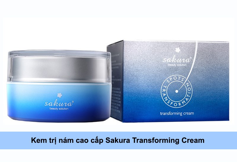 kem làm mờ vết nám sakura transforming cream