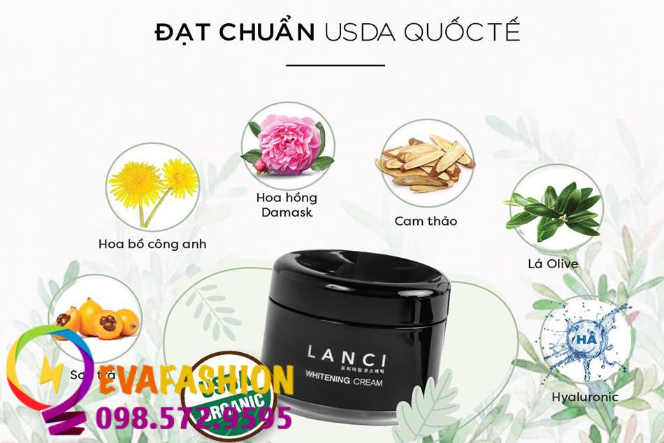 Hình ảnh kem dưỡng trắng da Lanci Whitening Cream