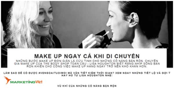 Makeup ngay cả khi di chuyển - MarketingViet.vn