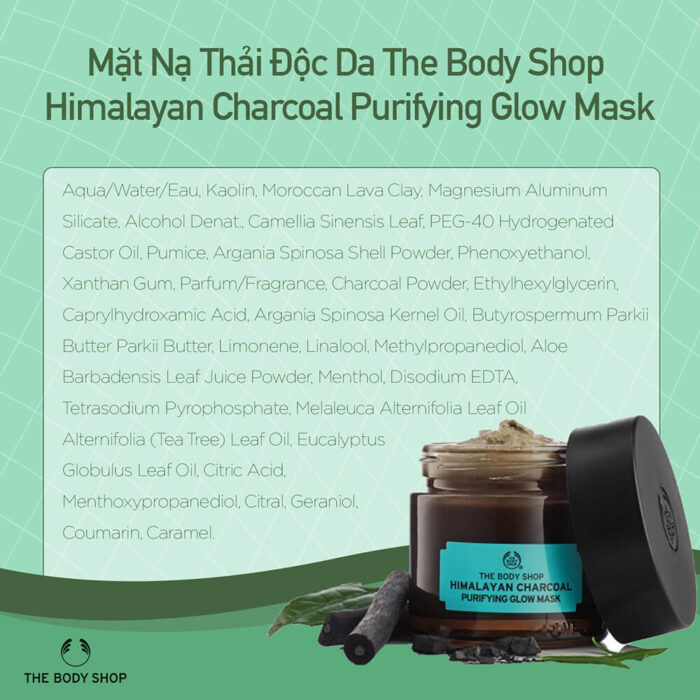 Mặt Nạ Thải Độc Da The Body Shop Himalayan Charcoal Purifying Glow Mask