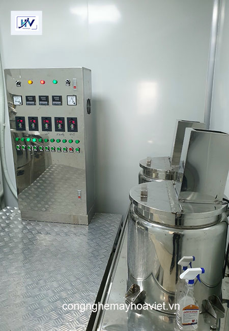 Máy trộn nhũ hóa mỹ phẩm chân không