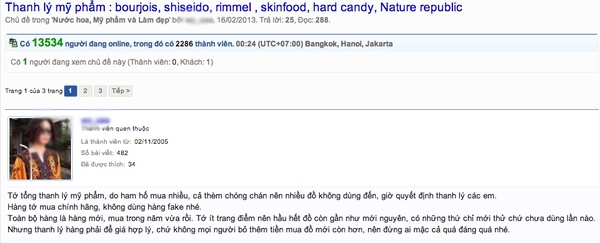 Mua mỹ phẩm "secondhand": Rẻ nhưng nhiều rủi ro 1