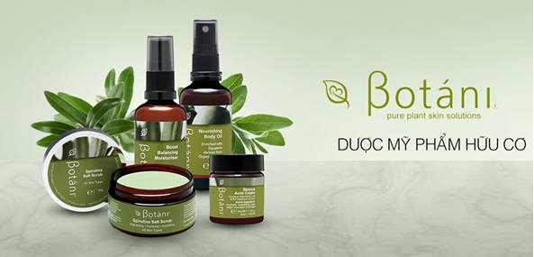mỹ phẩm botani mỹ phầm hữu cơ botani