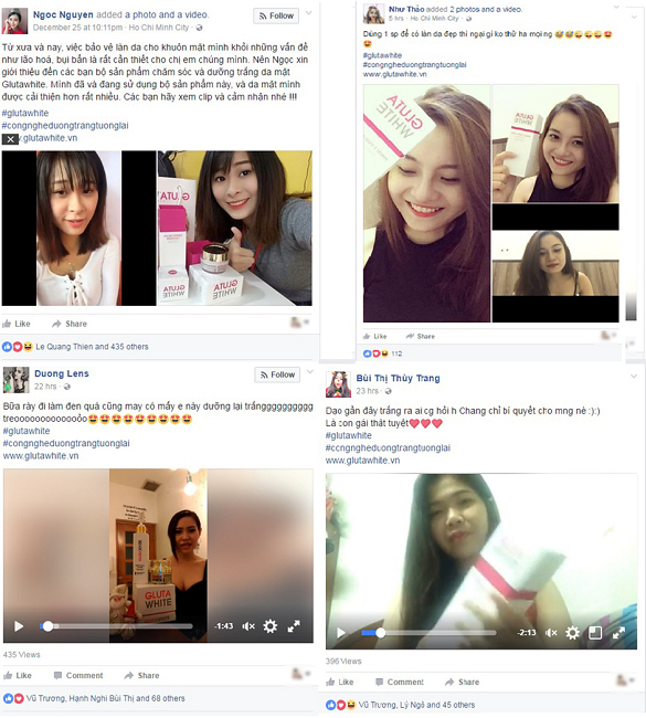 Mỹ phẩm Gluta White có tốt không?