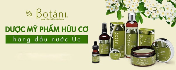 mỹ phẩm hữu cơ Botani