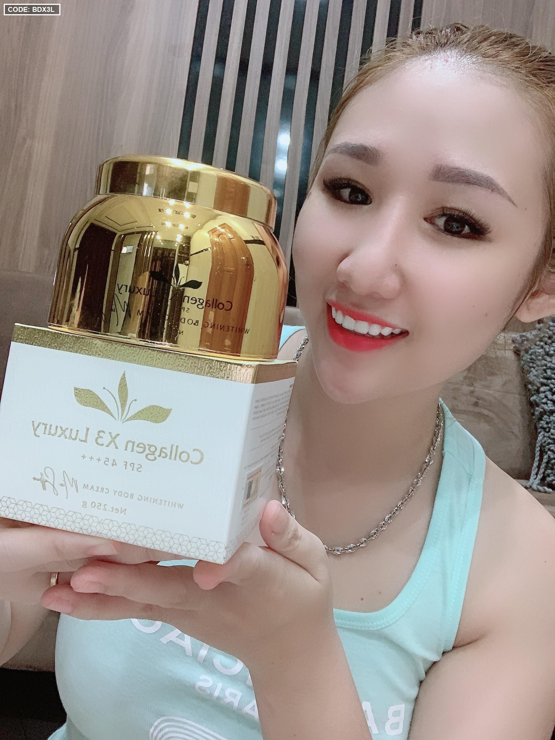 Kem body Collagen X3 Luxury- mỹ phẩm đông anh lừa đảo