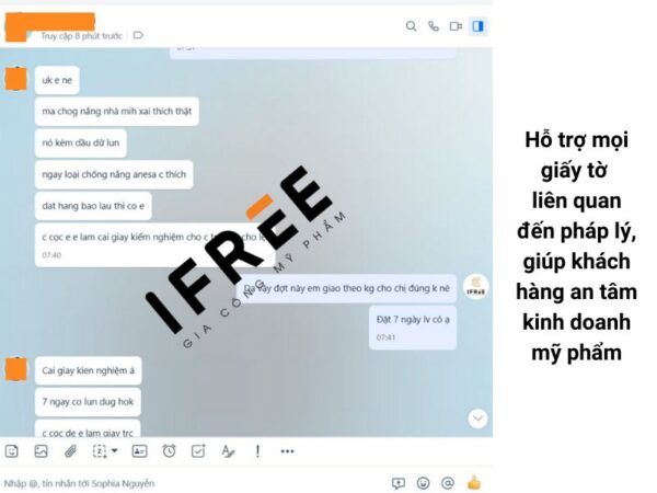 quy trình chăm sóc khách hàng tại IFREE