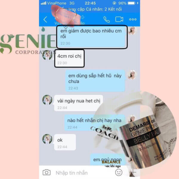 review viên hủy mỡ genie