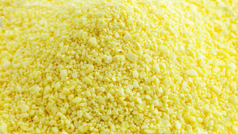 Lưu huỳnh có màu vàng chanh