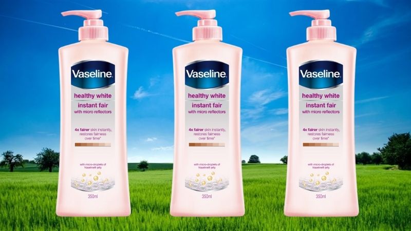 Kem dưỡng trắng da toàn thân Vaseline Healthy White Instant Fair