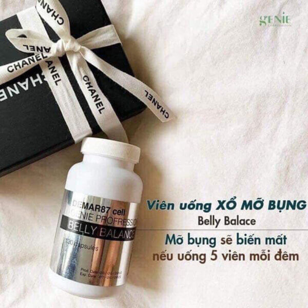 Viên uống hủy mỡ bụng Genie Demar87 Belly Balance