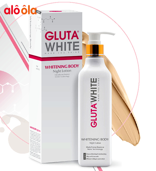 kem dưỡng da toàn thân ban đêm gluta white