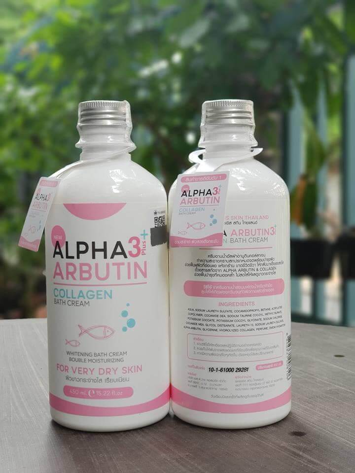 Công dụng của sữa tắm Collagen Alpha Arbutin 