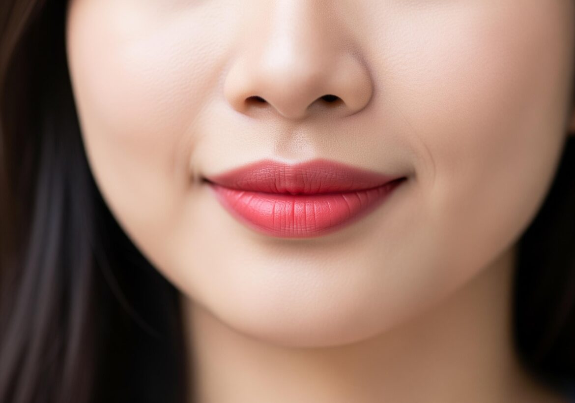 Phun môi màu đỏ hồng nhẹ nhàng: Đẹp tự nhiên, không sưng đau