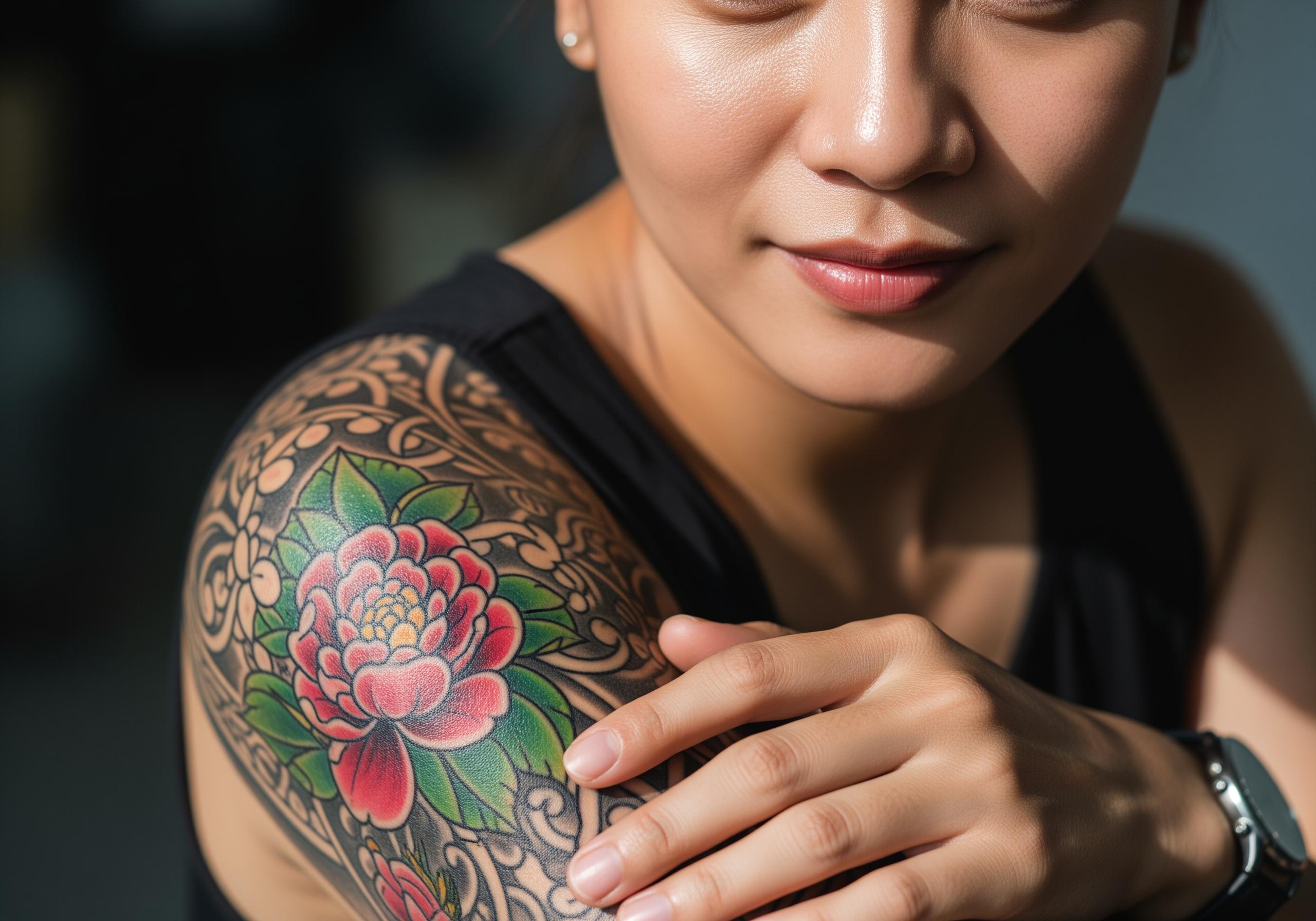 hình xăm bao lâu thì lên màu đẹp