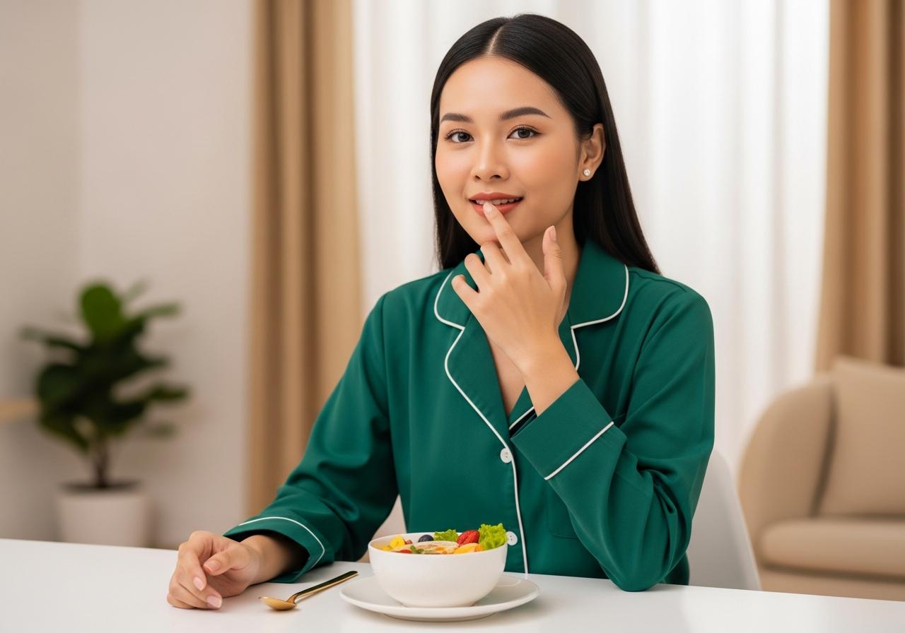 phun môi bao lâu môi an uống bình thường